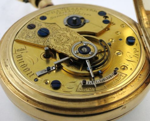 Pocket watch - gold duplex repeater