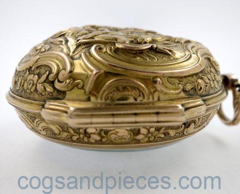 IMG_8116 Gold repousse verge pocket watch, William West