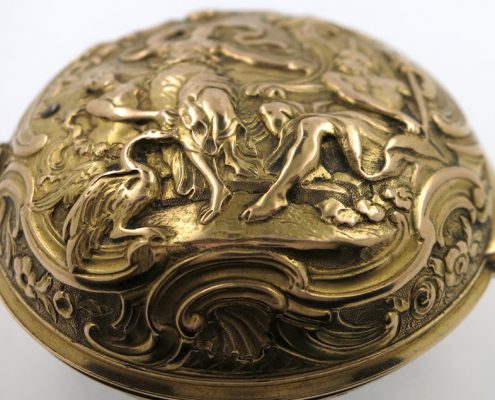 IMG_8118 Gold repousse verge pocket watch, William West