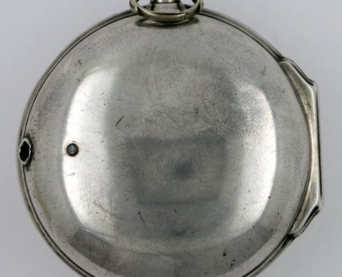 Silver verge pocket watch by Finch, Halifax