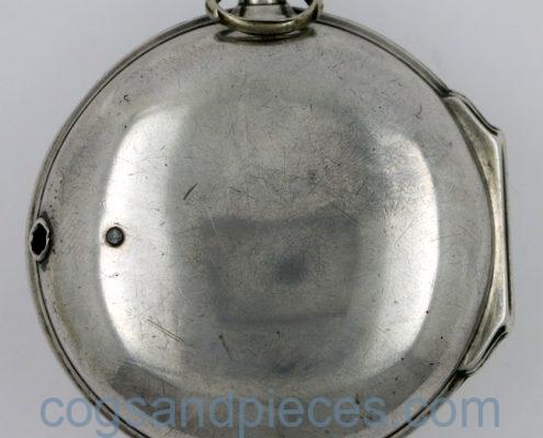 IMG_8210 Silver verge pocket watch by Finch, Halifax