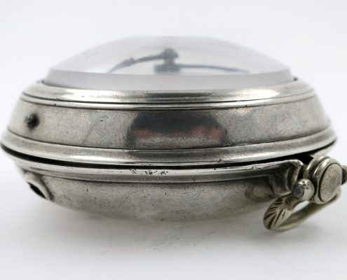 Silver verge pocket watch by Finch, Halifax