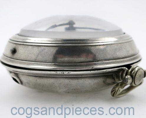 IMG_8211 Silver verge pocket watch by Finch, Halifax