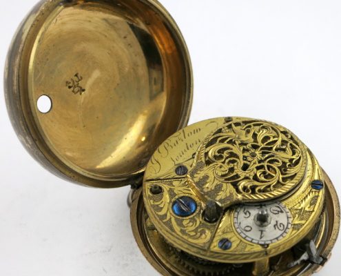 verge pocket watch by Barlow, London