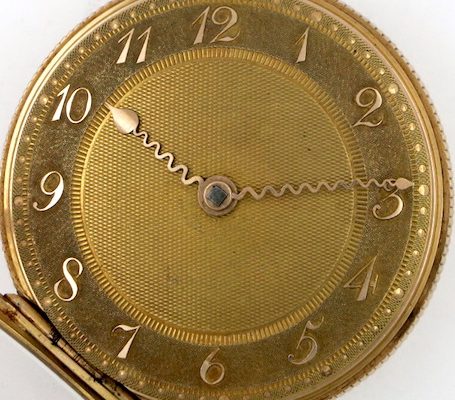 Gold verge pocket watch Brown Wilkinson