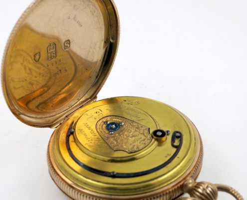 Gold verge pocket watch Brown Wilkinson