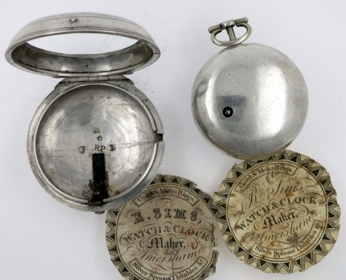 Calendar verge pocket watch by Ovingham