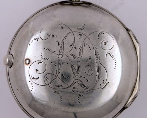 Silver antique pocket watch - Arnold, London