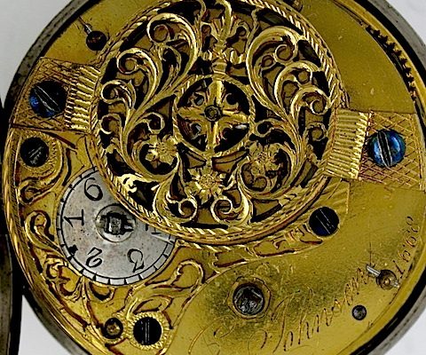 Pocket watch - Adam & Eve polychrome