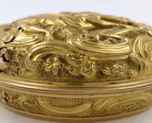 Gold pair cased verge by Rayment, London