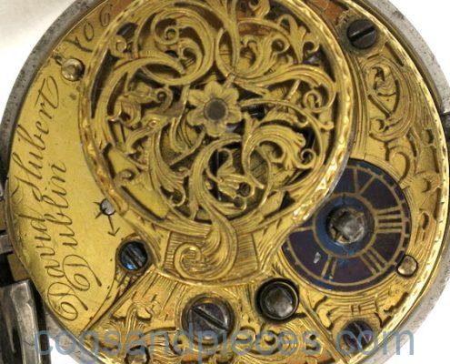 IMG_8715 Irish verge pocket watch by Hubert, Dublin