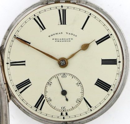 Thomas Yates slow beat pocket watch