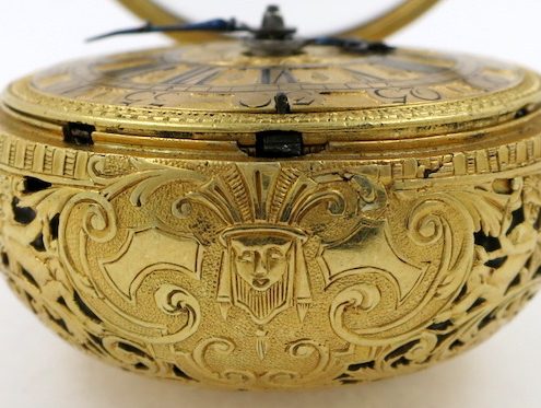 Gold repousse repeater