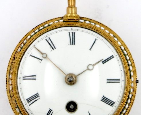 Momento Mori verge pocket watch