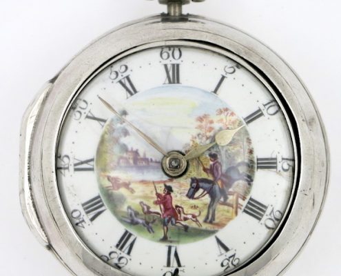 London polychrome dial verge