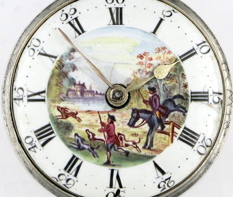 London polychrome dial verge