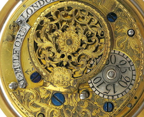 Gold repousse repeater