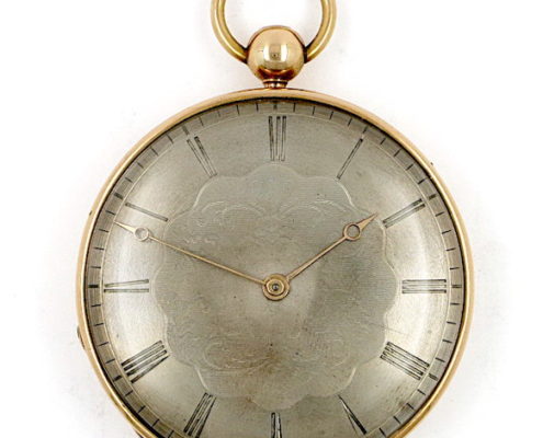 French cylinder clockwatch