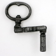 Steel crank key