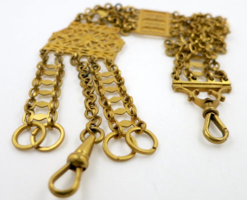 Gilt chatelaine