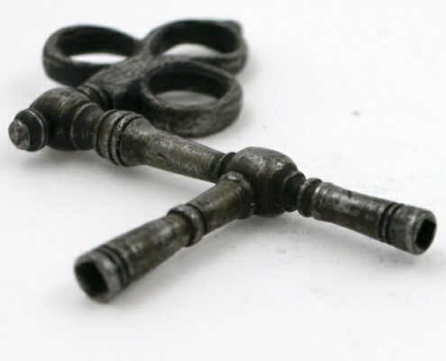 Steel crank key