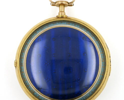 Gold enamel verge