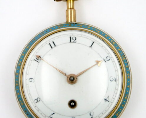 Gold enamel verge