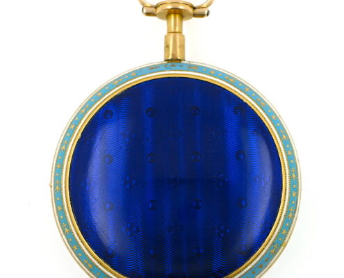 Gold enamel verge