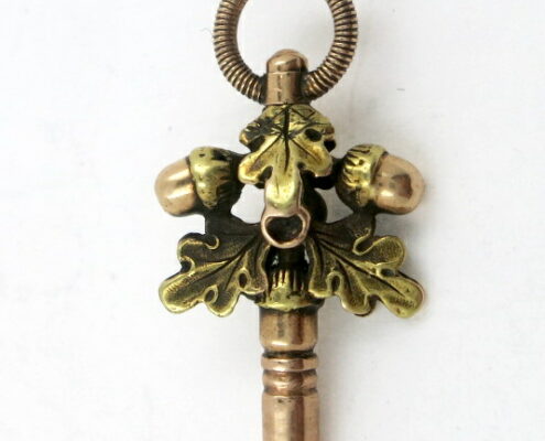 Antique Gold Watch Key