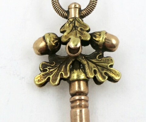 Antique Gold Watch Key