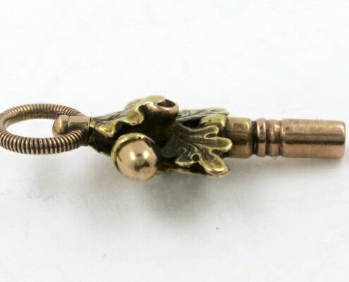 Antique Gold Watch Key