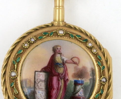 gold & enamel verge