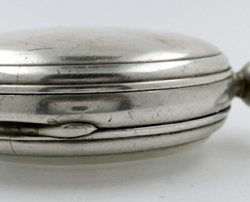 London silver cylinder watch