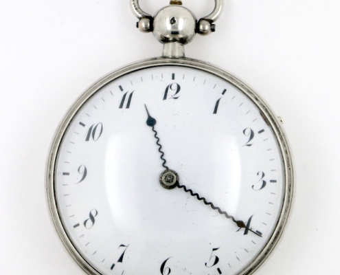 Swiss silver clockwatch