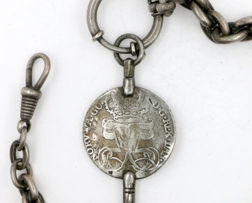 Antique Silver Watch Key