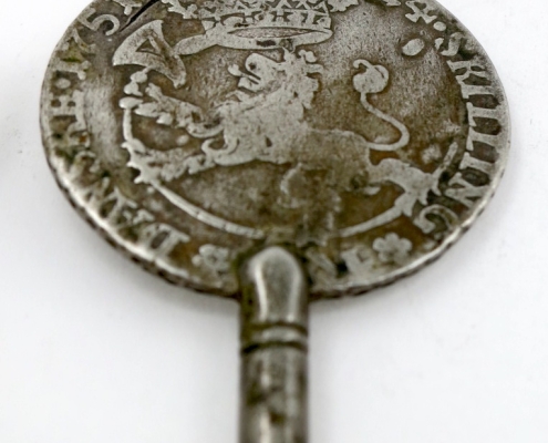 Antique Silver Watch Key