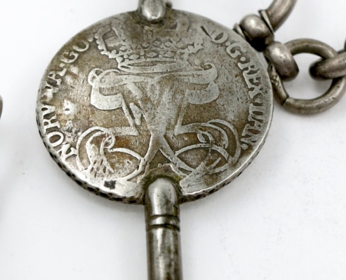 Antique Silver Watch Key