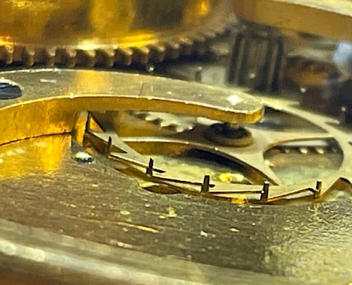 Virgule escapement