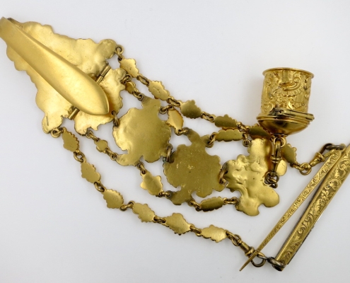 Gilt chatelaine