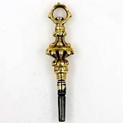 Antique Gold Watch Key