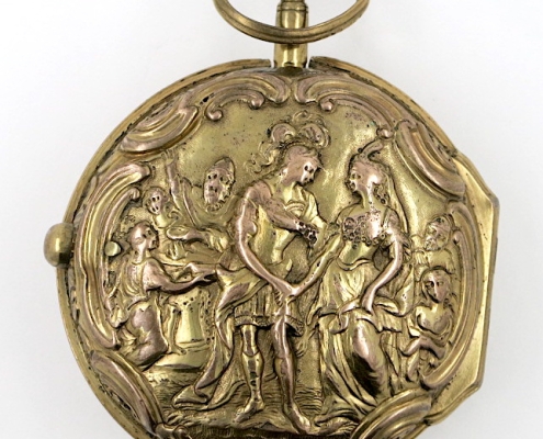 gilt repousse case