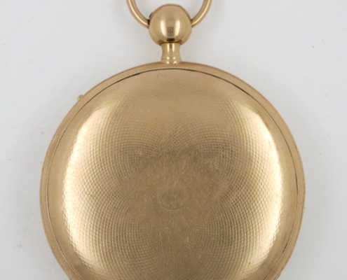 19thc French gold cylinder repeater