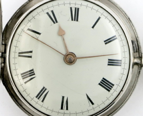 Ilbery, duplex, centre seconds pocket watch