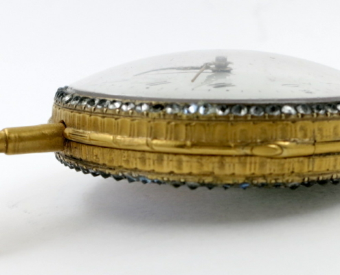 enamel verge pocket watch