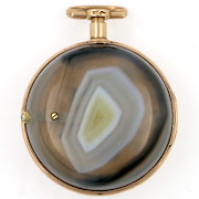 Gold & agate repeating pocket watch