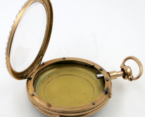 Gold & Enamel Cylinder Repeating Pocket Watch