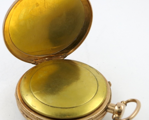 Gold & Enamel Cylinder Repeating Pocket Watch