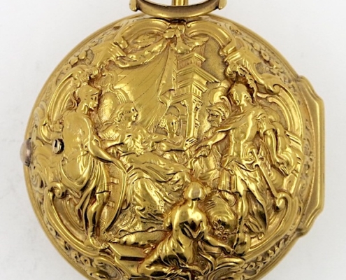 Gold repousse cases Pocket Watch