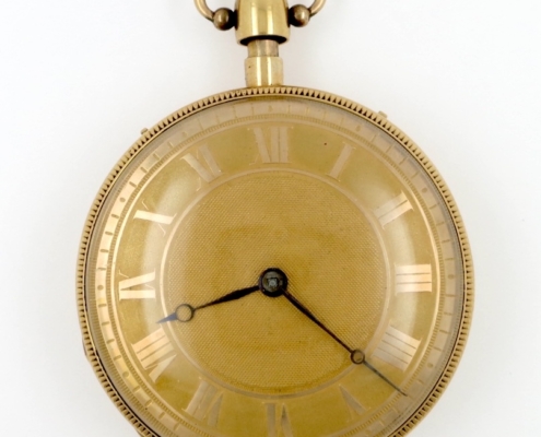 Large Gold Musical & Repeating Clockwatch