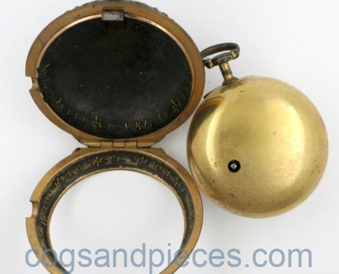 Johnson Shagreen Pocket Watch